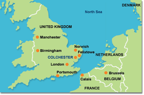 Colchester haritasi birlesik krallik